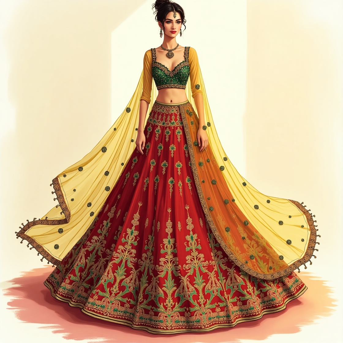 Fusion Flair: Indo-Western Lehenga Designs That Are Trending